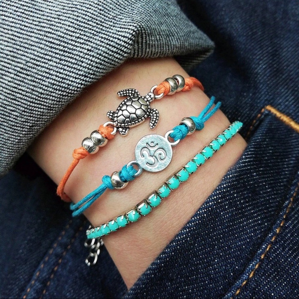 Sea Shore Turtle Bracelet